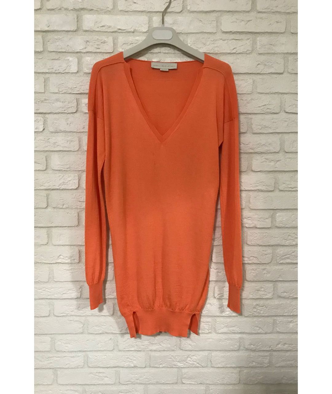 STELLA MCCARTNEY Оранжевый шерстяной джемпер / свитер, фото 6