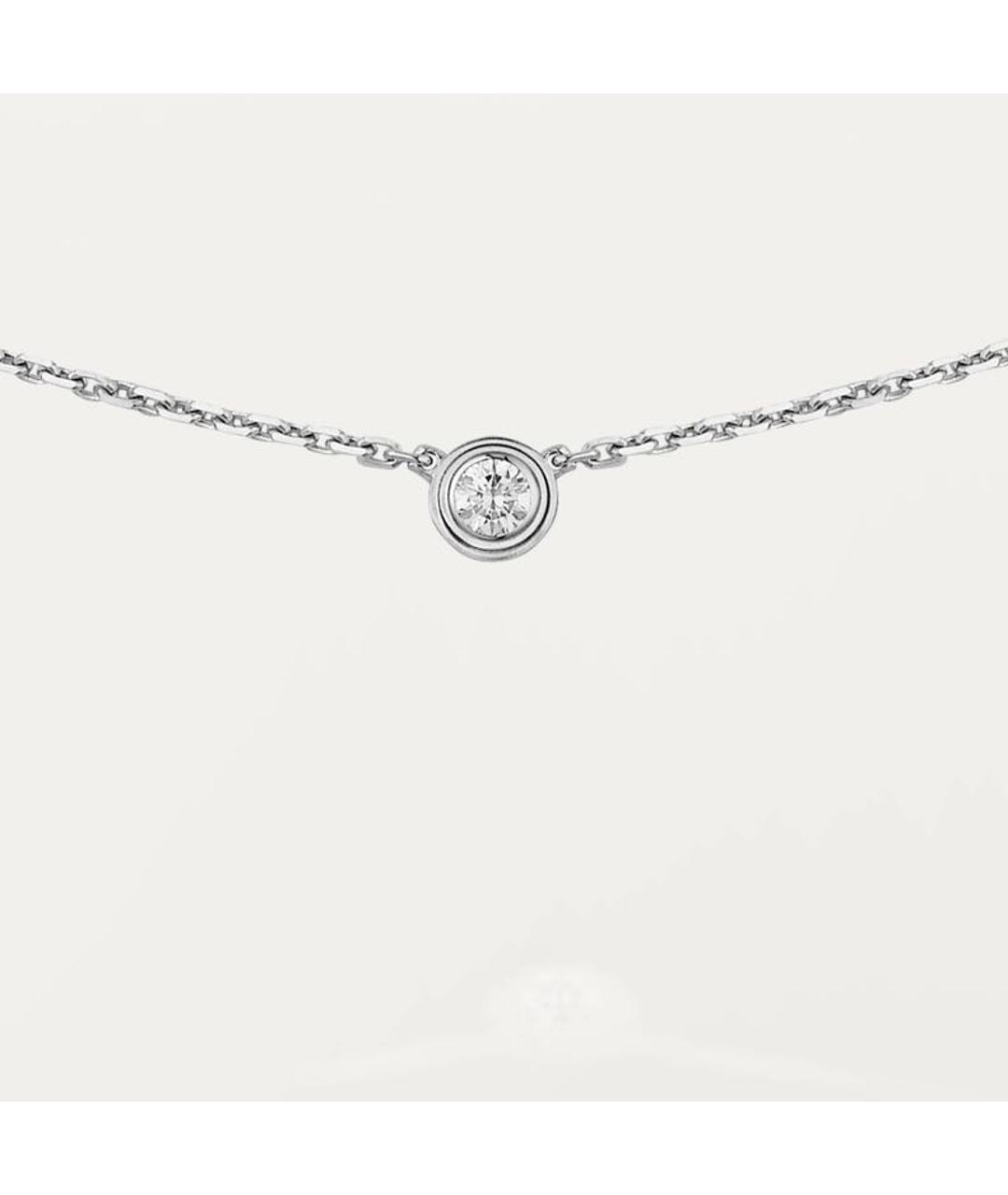 CARTIER Серебряная цепочка из белого золота, фото 2