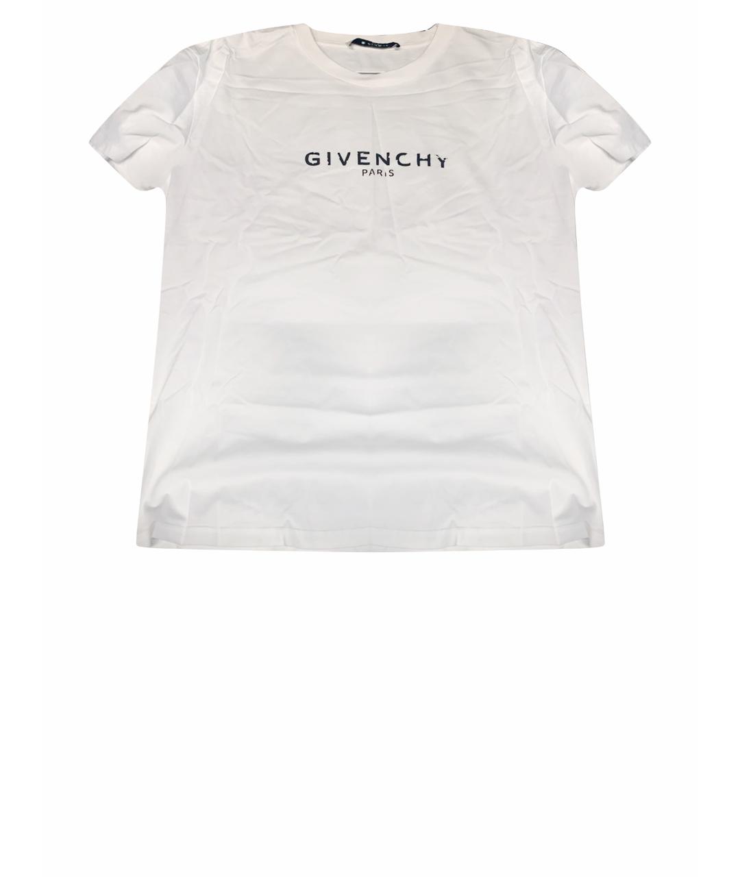 GIVENCHY Белая хлопковая футболка, фото 1