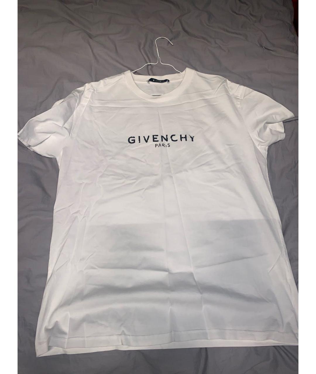 GIVENCHY Белая хлопковая футболка, фото 5