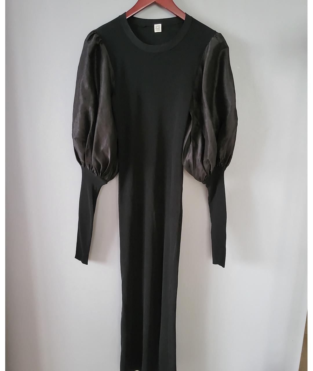TOTEME Черное коктейльное платье, фото 7