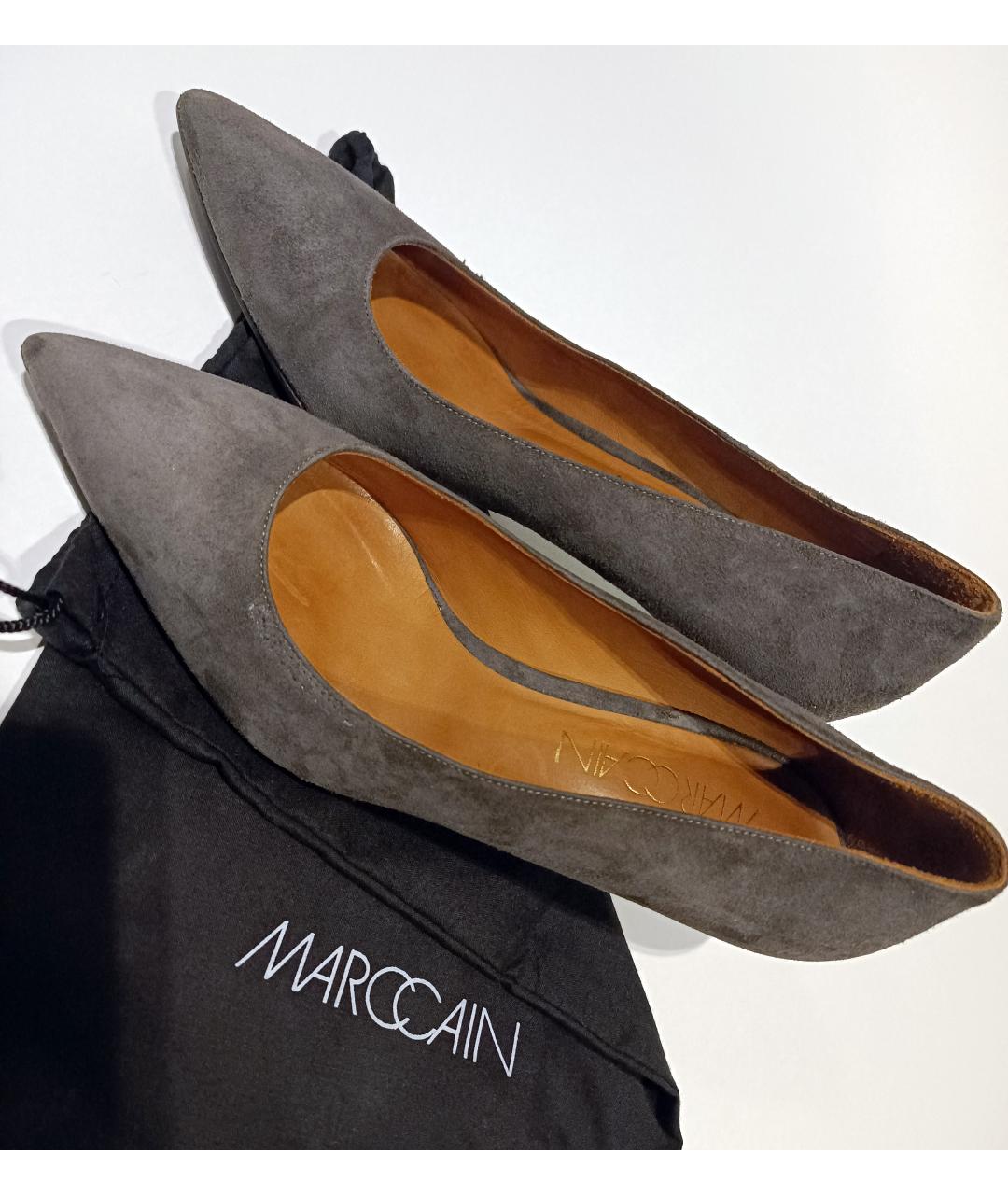 MARC CAIN Серые замшевые туфли, фото 3