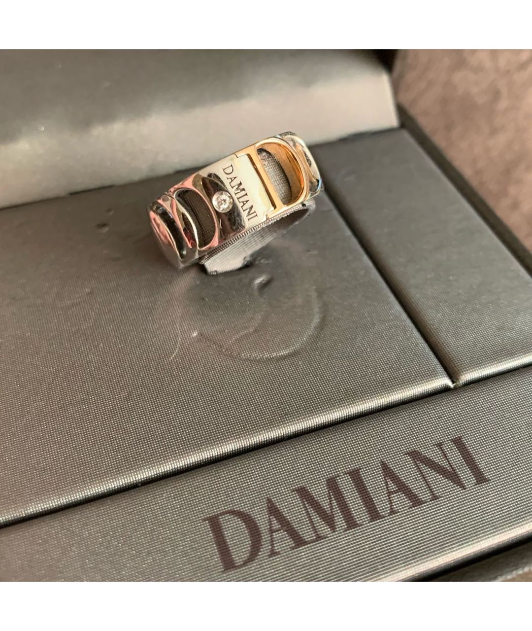 DAMIANI Серебряное кольцо из белого золота, фото 8