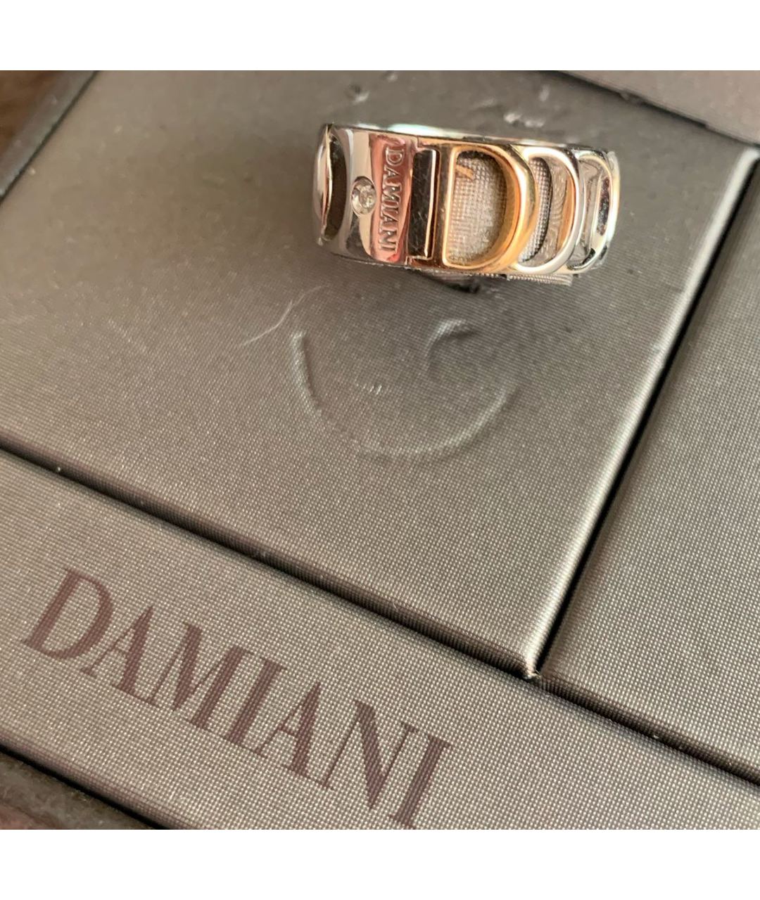 DAMIANI Серебряное кольцо из белого золота, фото 3