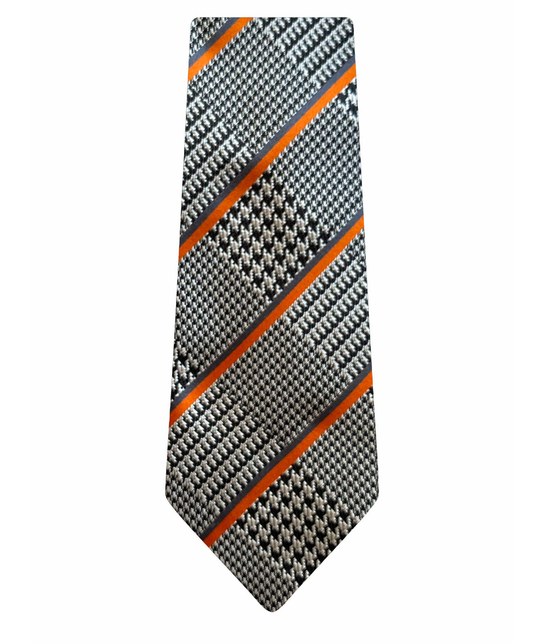 GUCCI Серый шелковый галстук, фото 1