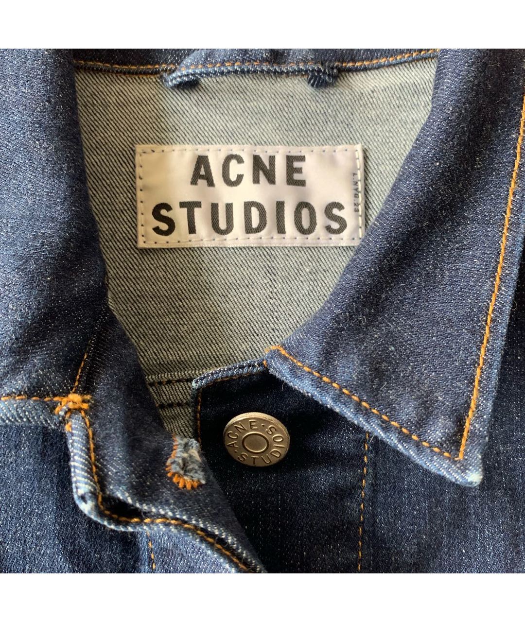 ACNE STUDIOS Синяя хлопковая куртка, фото 4