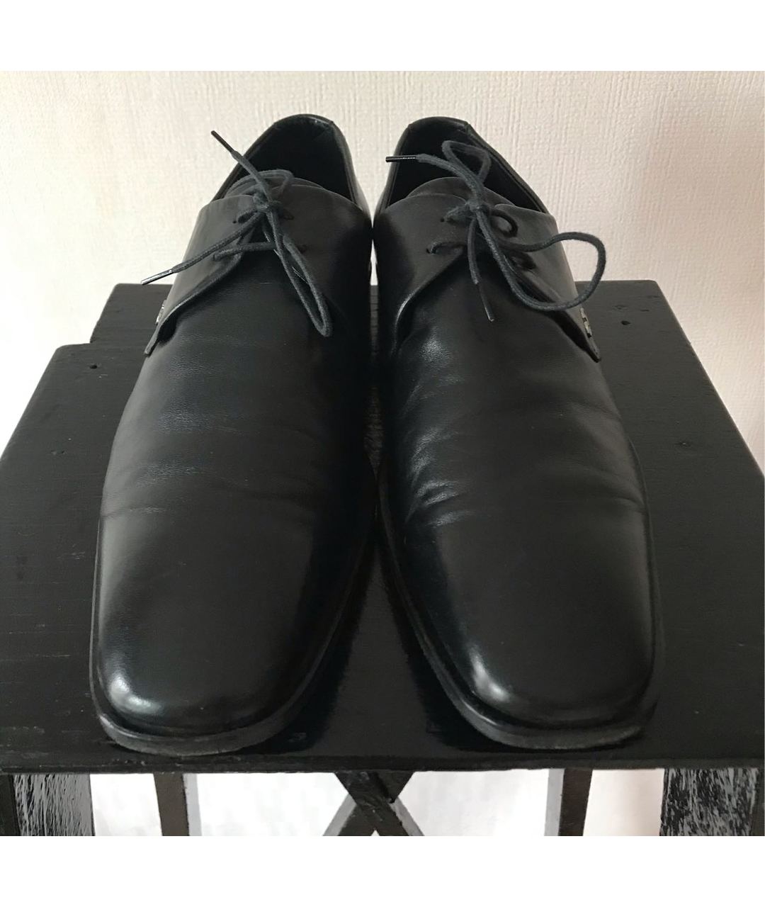 VALENTINO GARAVANI Черные кожаные туфли, фото 2