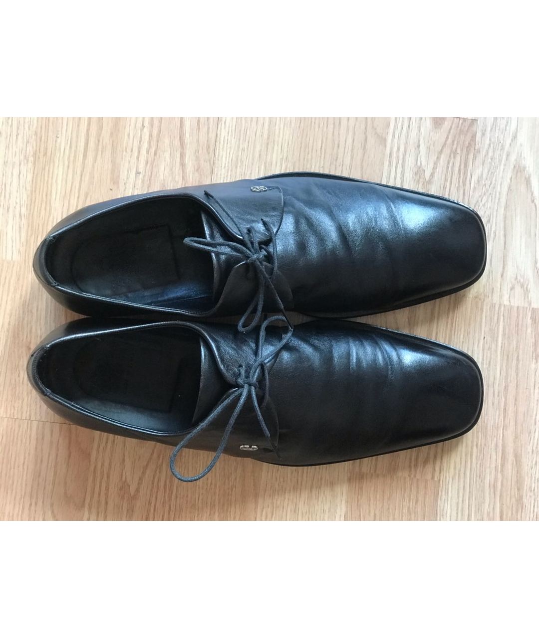 VALENTINO GARAVANI Черные кожаные туфли, фото 3