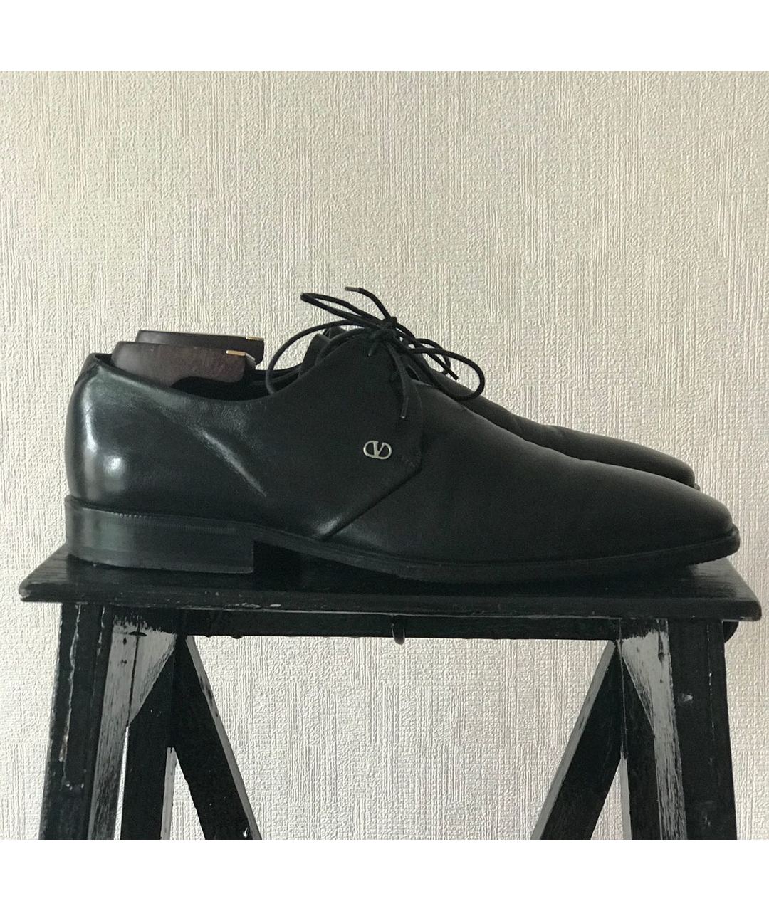 VALENTINO GARAVANI Черные кожаные туфли, фото 9