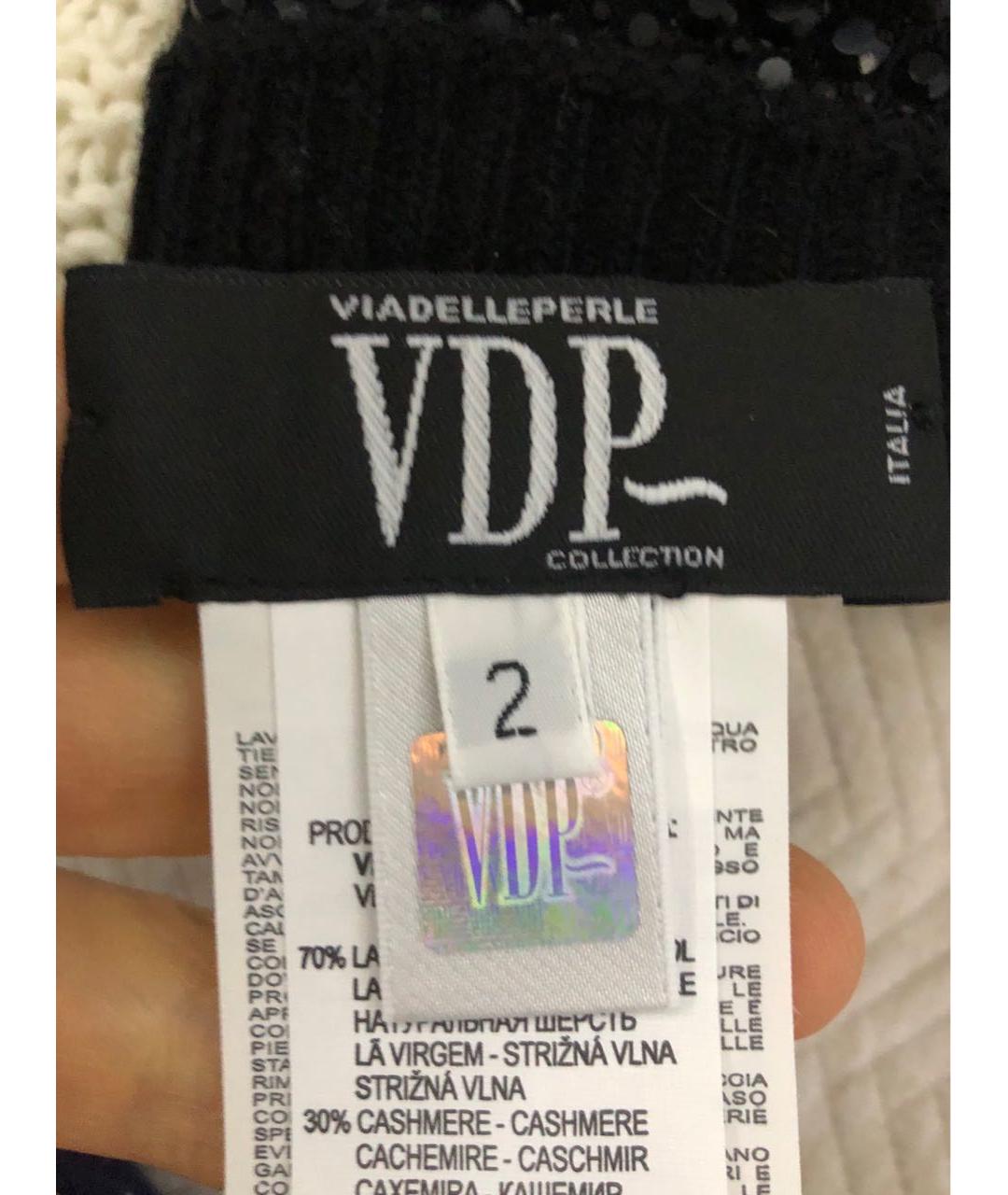 VDP Черные шерстяные перчатки, фото 4