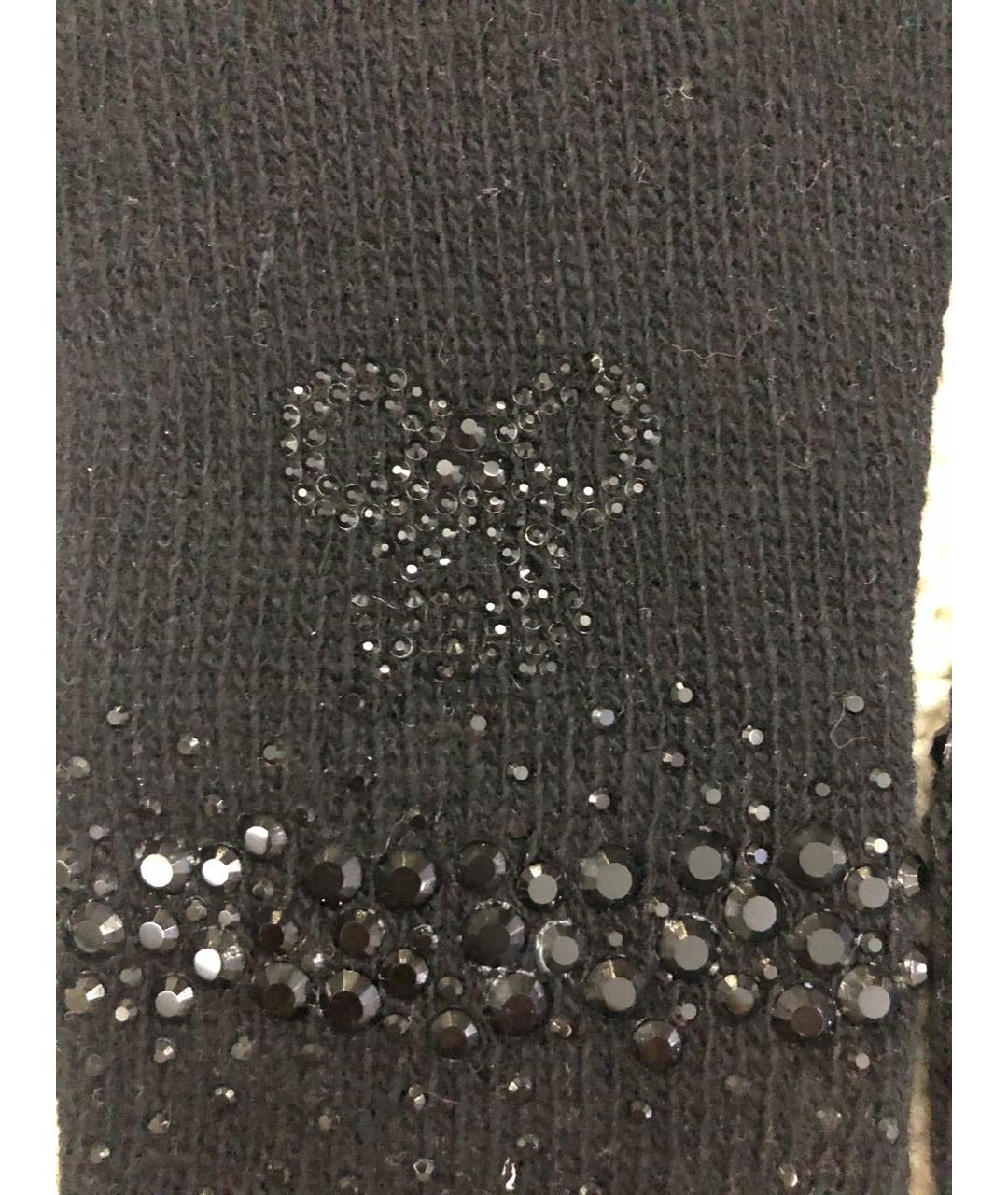 VDP Черные шерстяные перчатки, фото 2