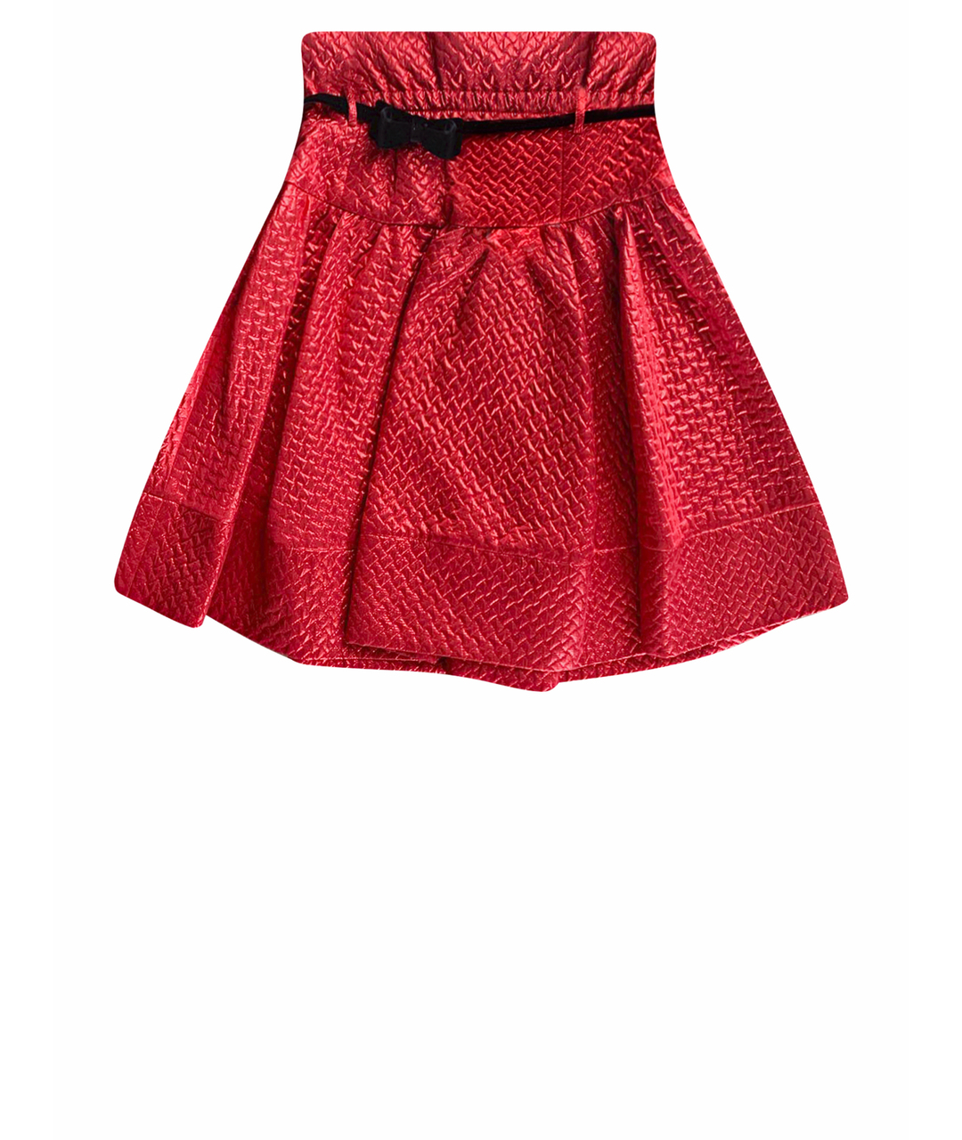 MONNALISA Красная полиэстеровая юбка, фото 1