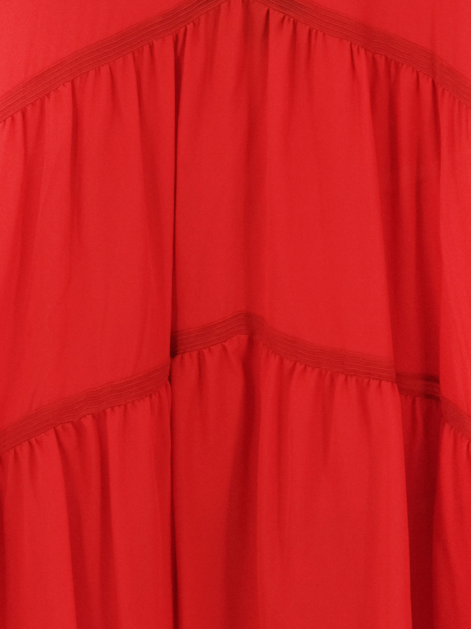 ERMANNO SCERVINO Красное шелковое платье, фото 3