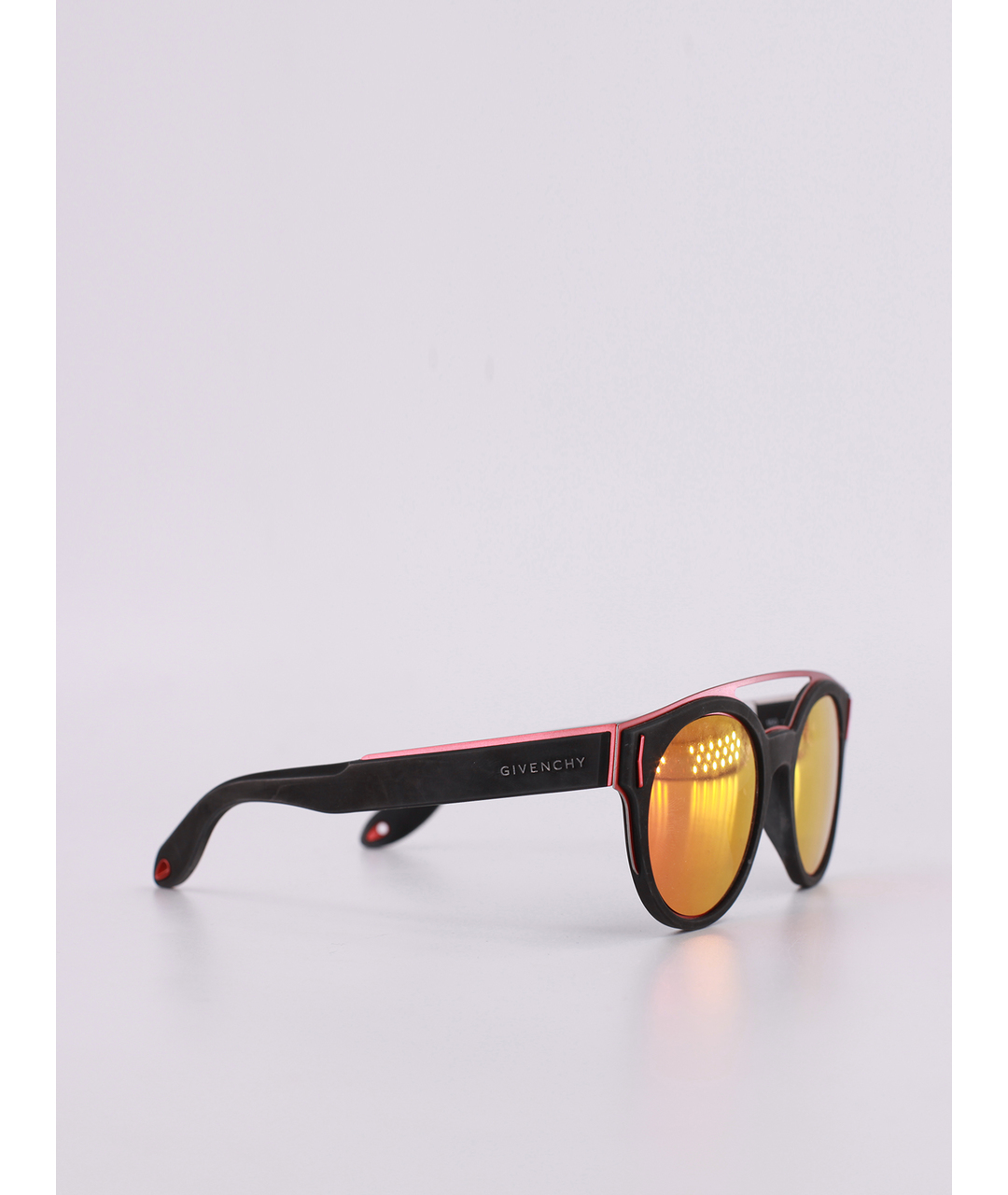 GIVENCHY Красные пластиковые солнцезащитные очки, фото 2