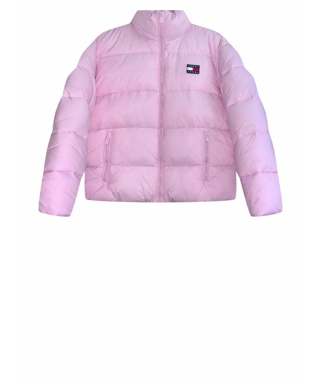 TOMMY HILFIGER Розовая полиэстеровая куртка, фото 1