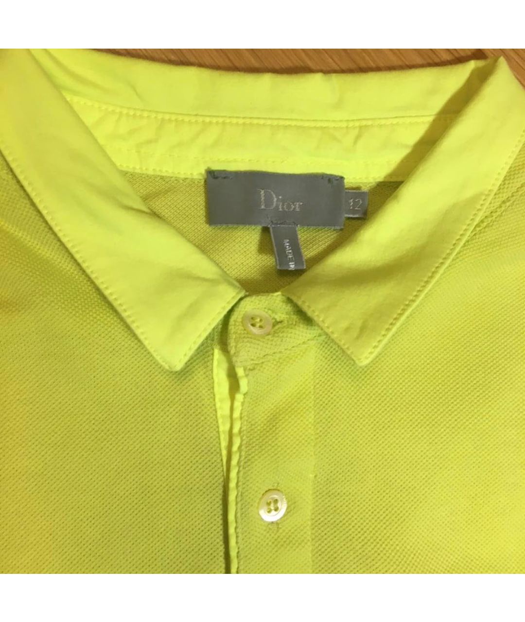 CHRISTIAN DIOR PRE-OWNED Желтая хлопковая детская рубашка, фото 4