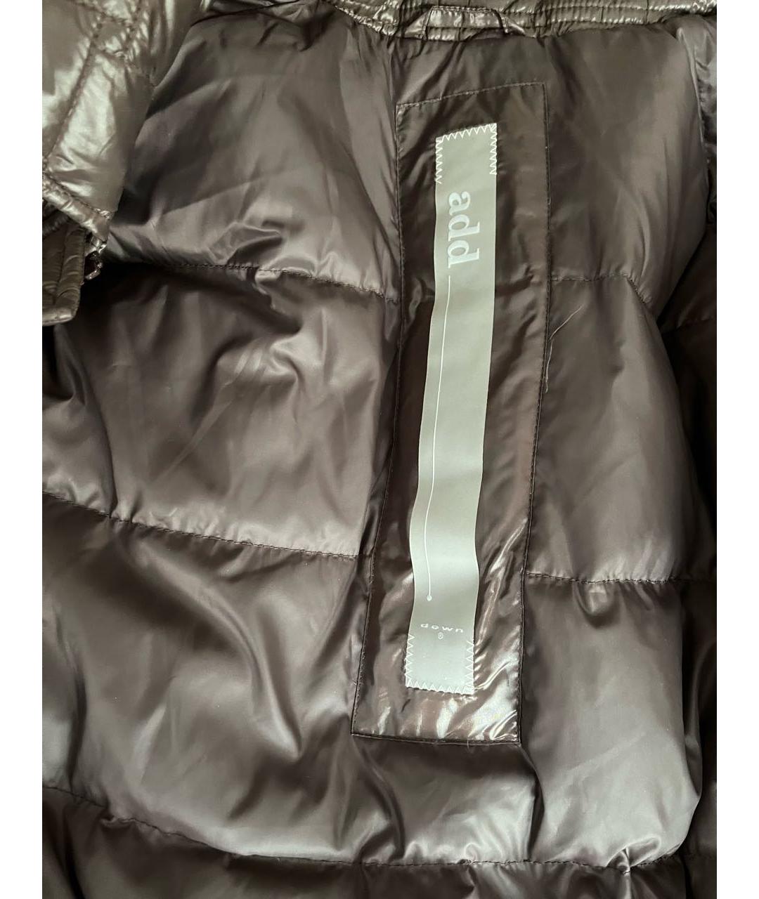 ADD Коричневая полиамидовая куртка, фото 3