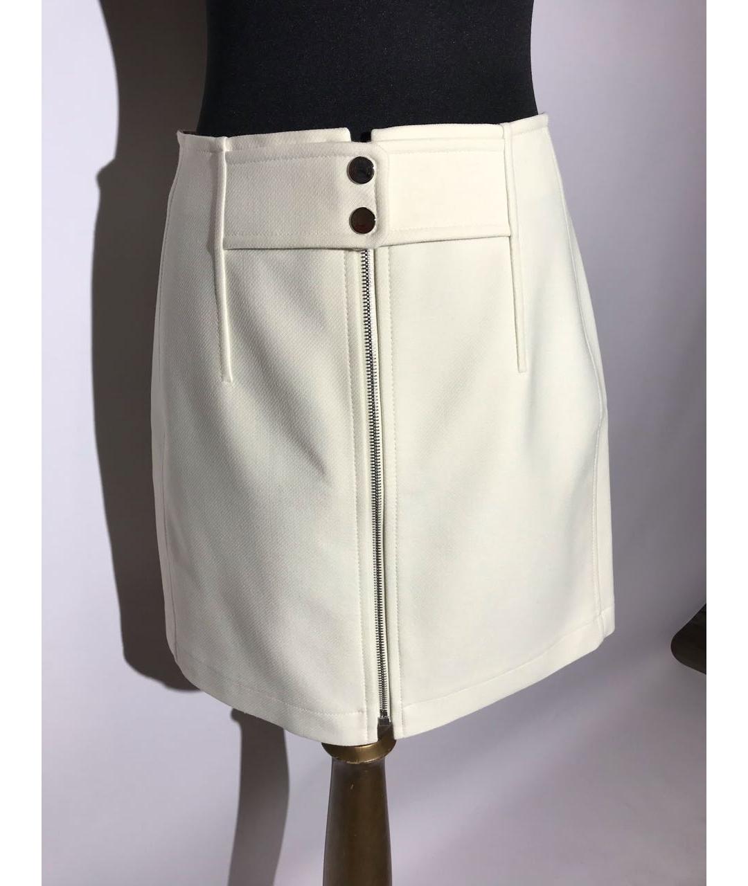 HERMES PRE-OWNED Белая полиамидовая юбка мини, фото 9
