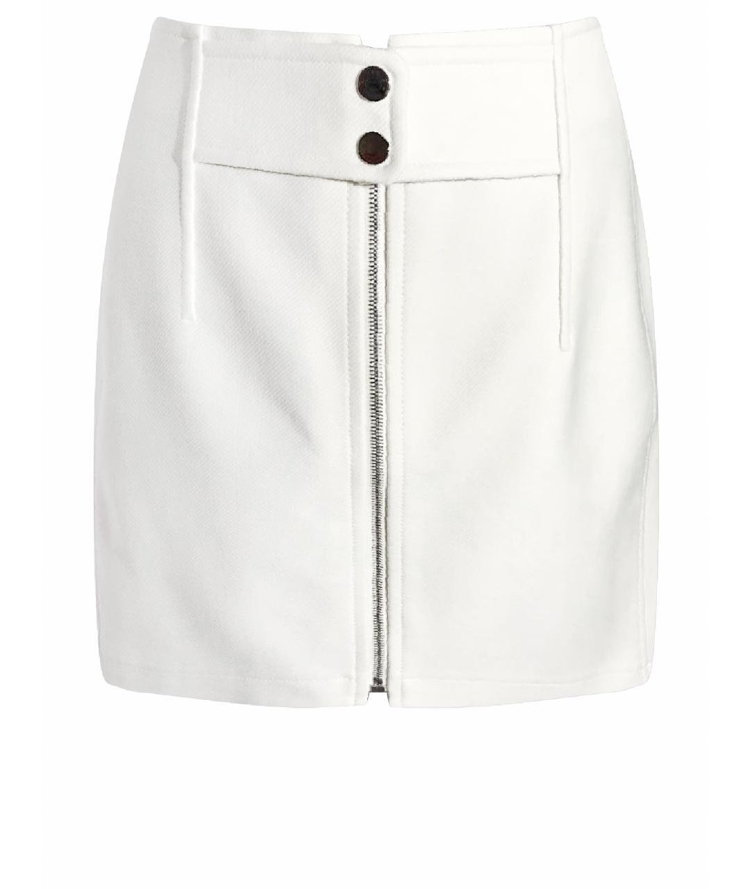 HERMES PRE-OWNED Белая полиамидовая юбка мини, фото 1