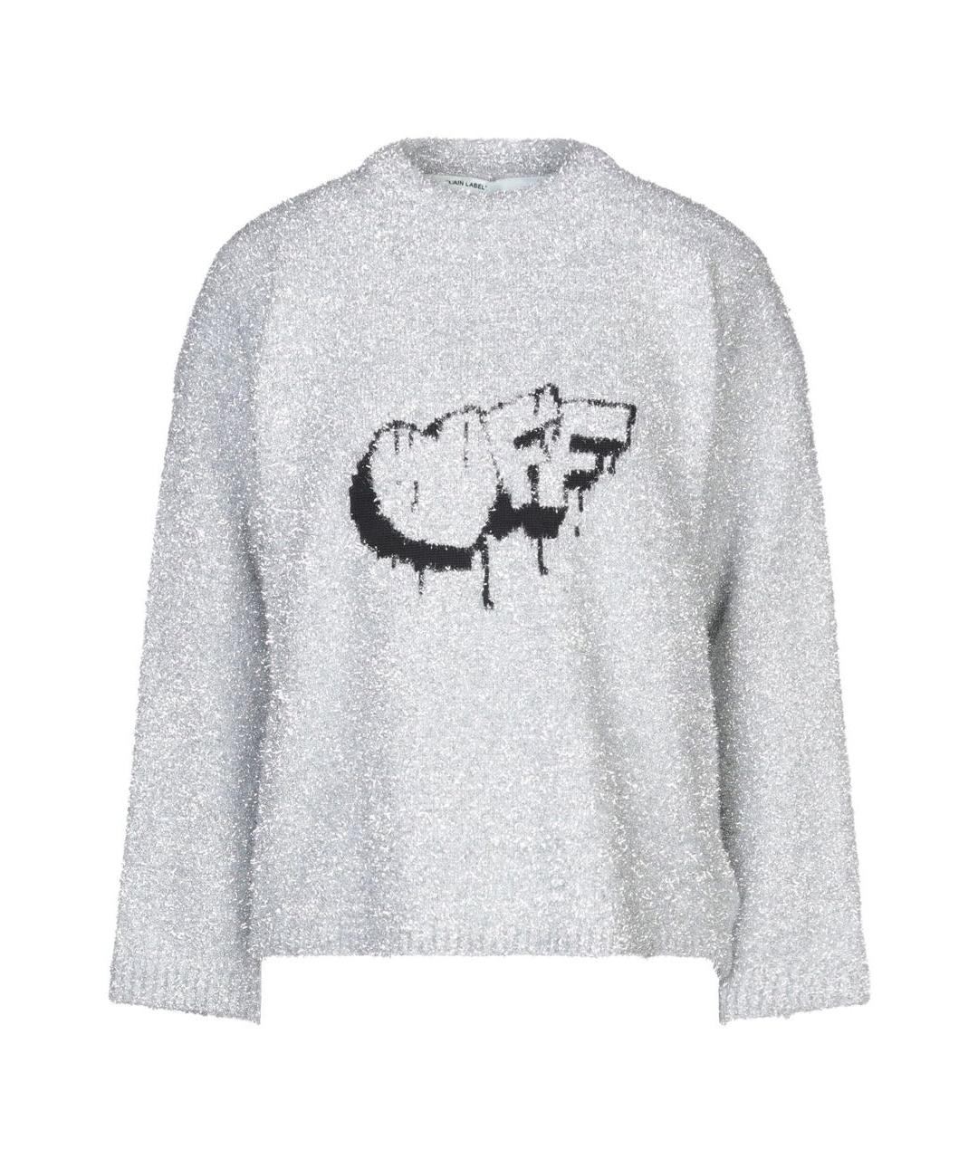 OFF-WHITE Серый джемпер / свитер, фото 1