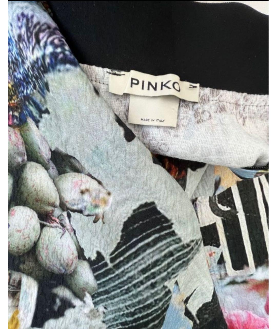 PINKO Мульти полиэстеровая юбка мини, фото 3