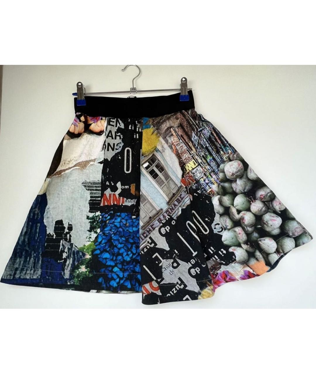 PINKO Мульти полиэстеровая юбка мини, фото 6