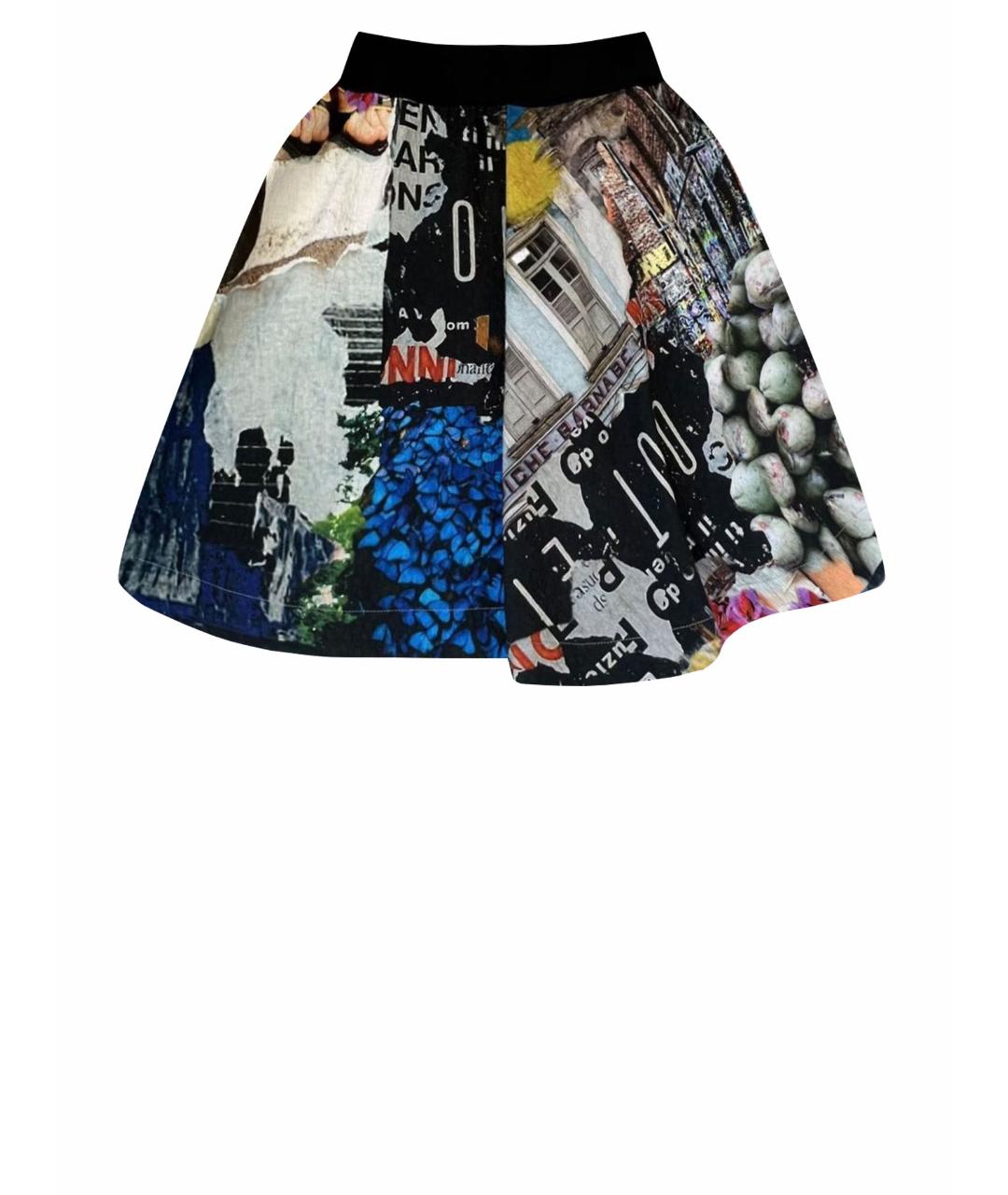 PINKO Мульти полиэстеровая юбка мини, фото 1