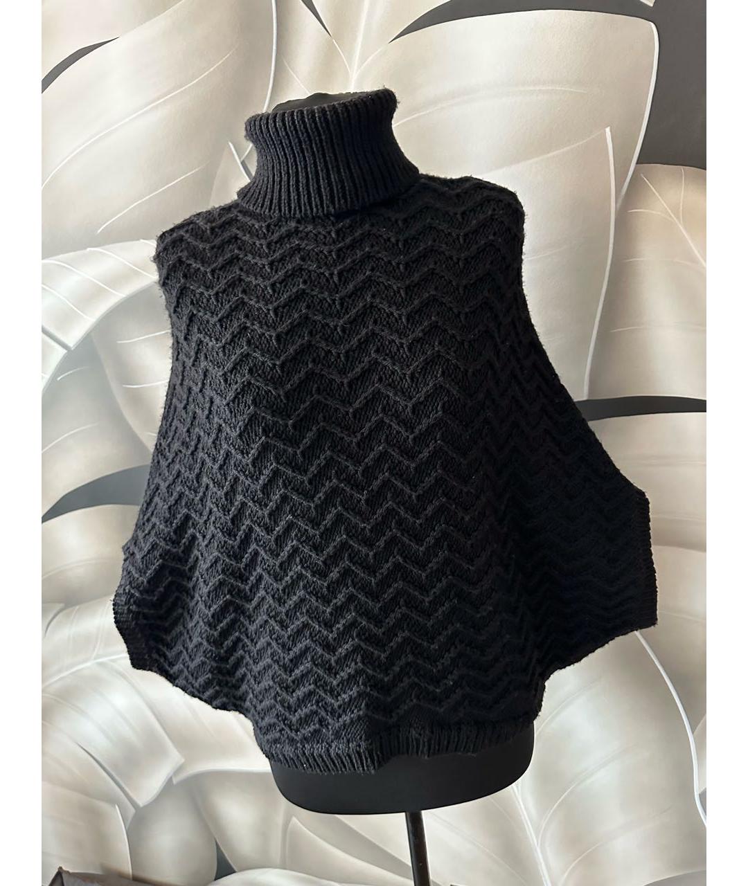 IRFE Черный шерстяной джемпер / свитер, фото 6