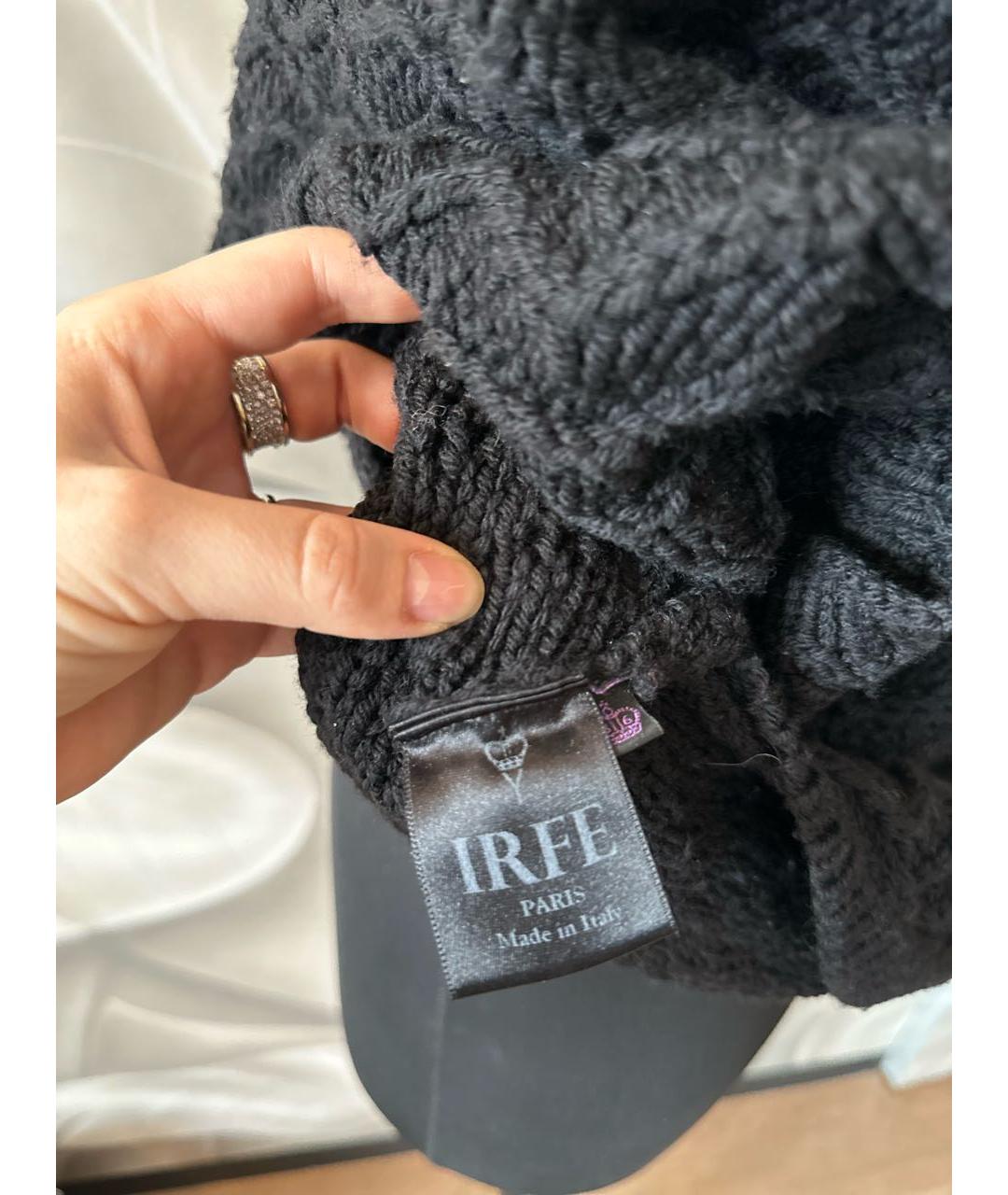 IRFE Черный шерстяной джемпер / свитер, фото 3