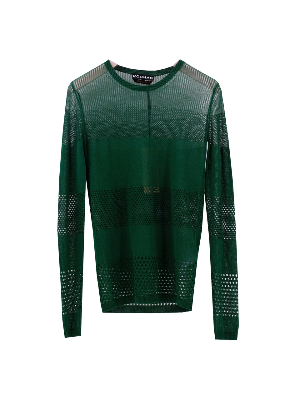 ROCHAS Зеленый хлопковый джемпер / свитер, фото 1