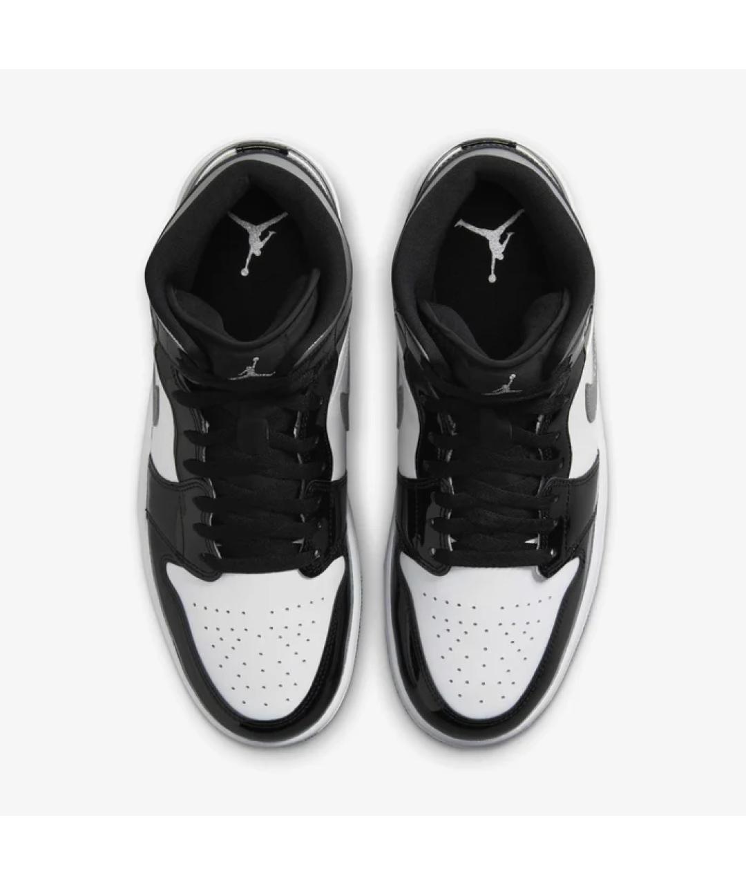 JORDAN Черные кроссовки из лакированной кожи, фото 3