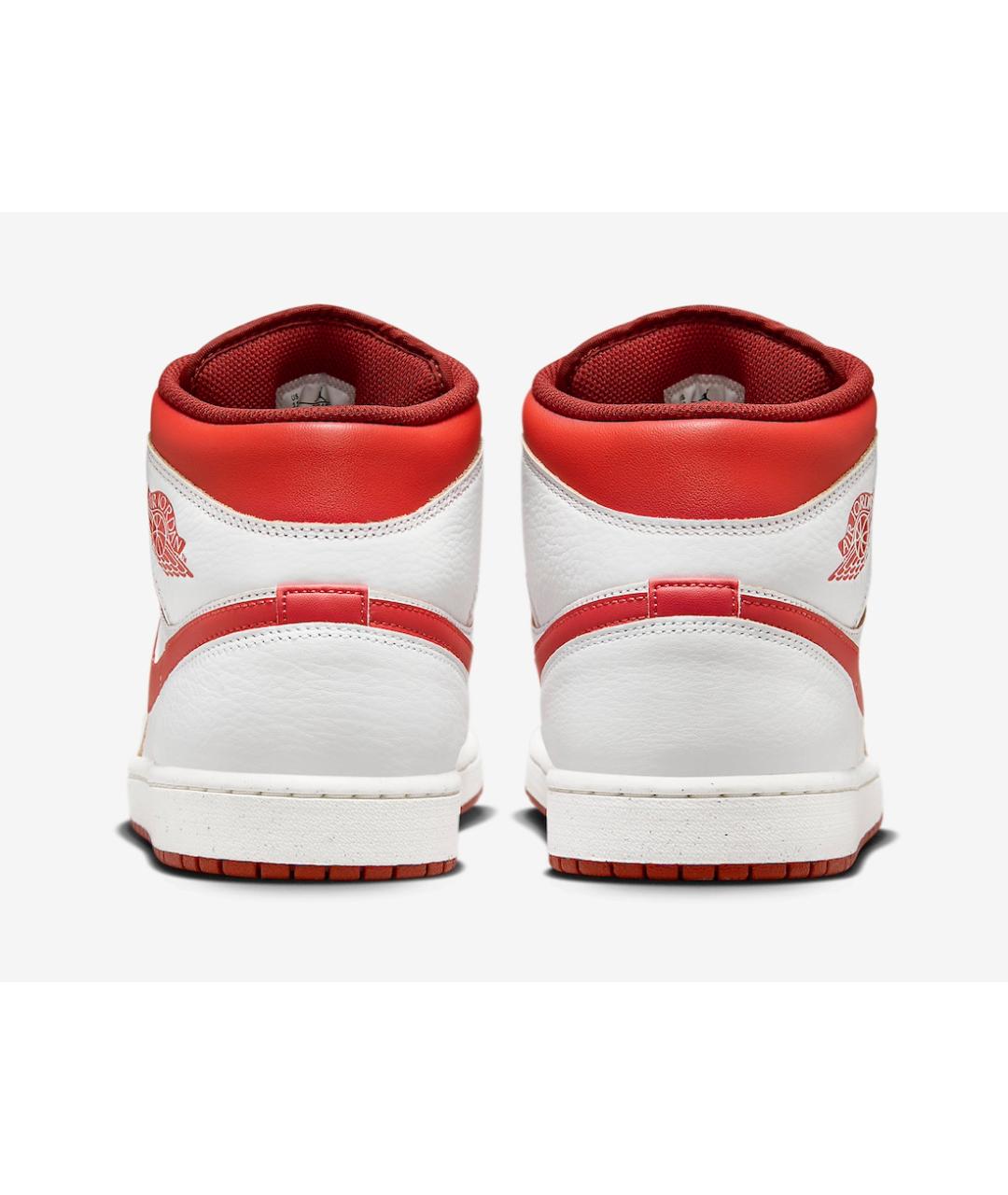 JORDAN Белые кожаные кроссовки, фото 4