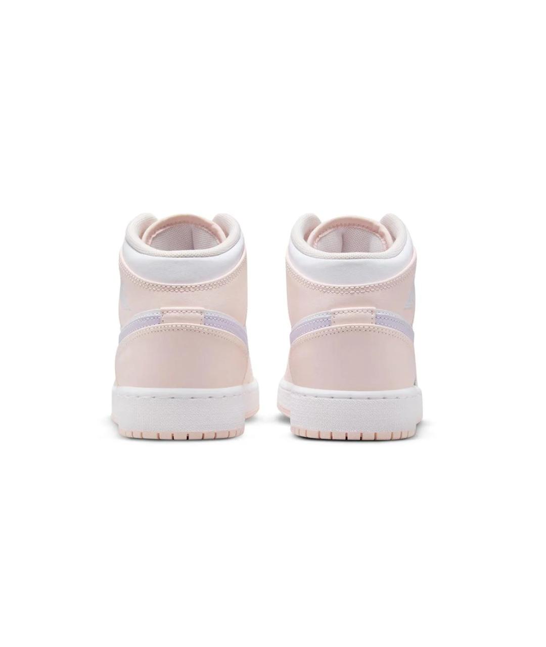 JORDAN Розовые кожаные кроссовки, фото 4