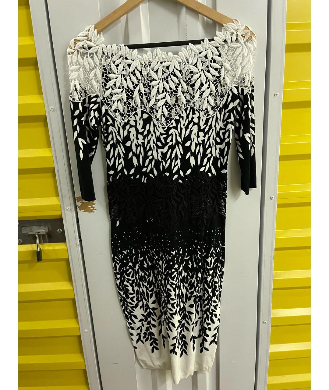 BLUMARINE Черное кружевное коктейльное платье, фото 2