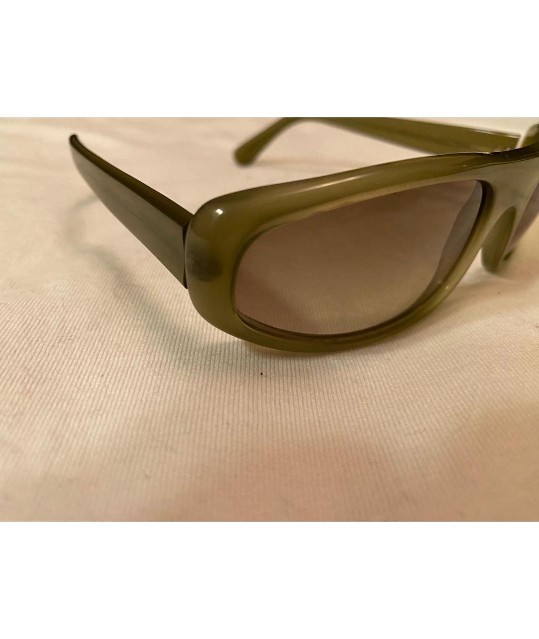 CUTLER & GROSS Хаки пластиковые солнцезащитные очки, фото 3