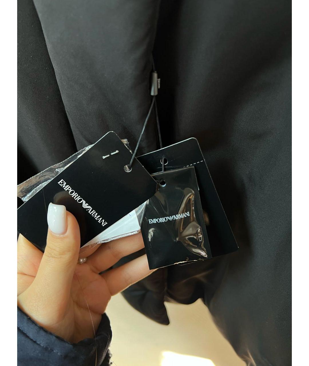 EMPORIO ARMANI Черная куртка, фото 4
