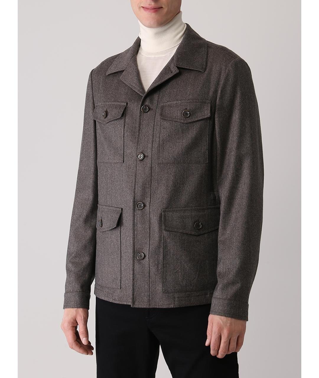 CANALI Коричневая куртка, фото 4