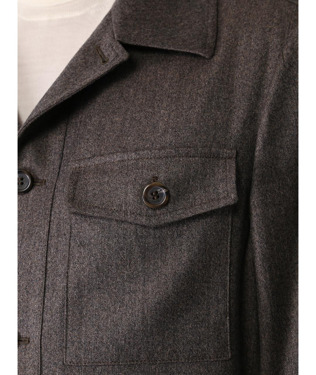 CANALI Коричневая куртка, фото 5