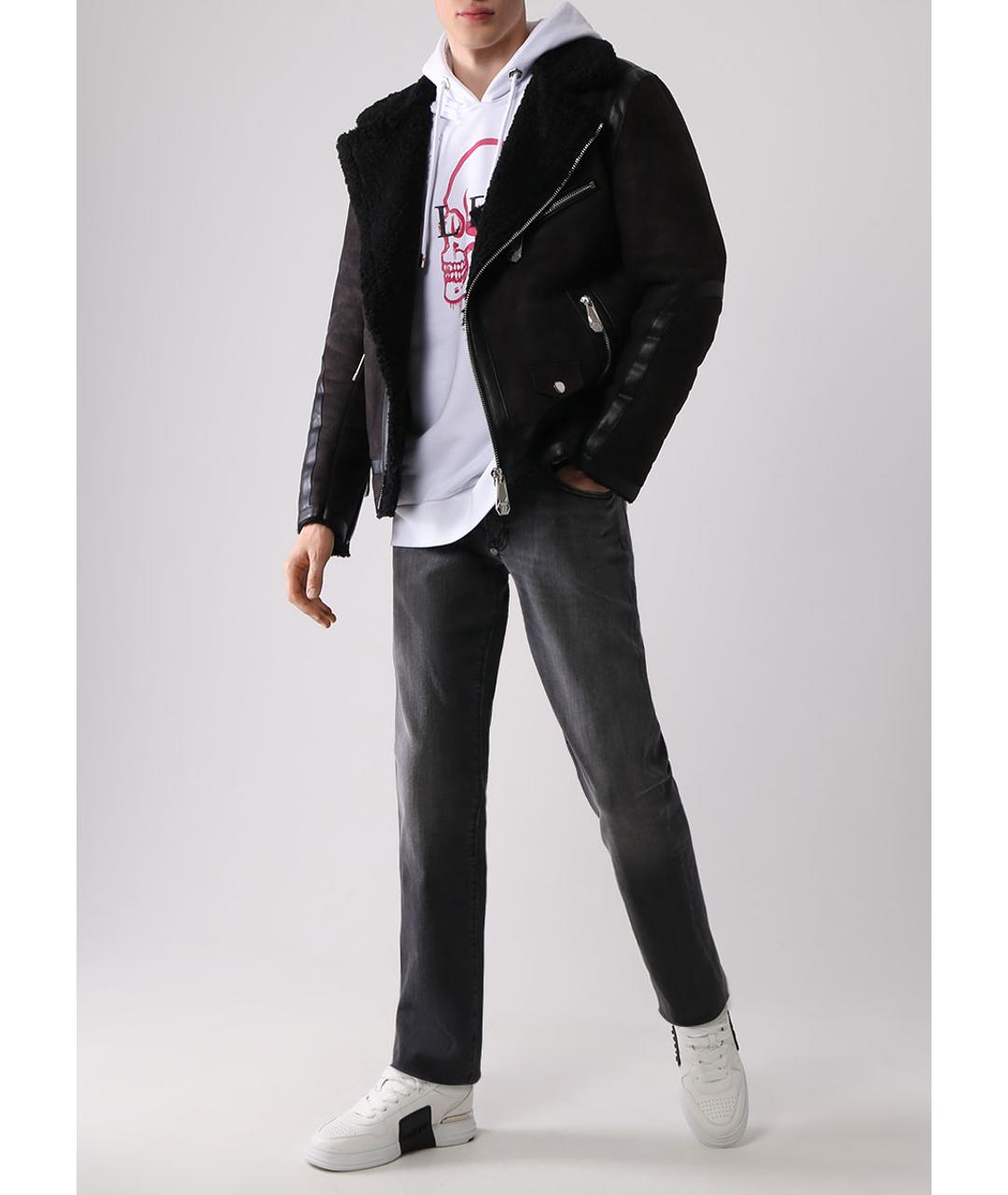 PHILIPP PLEIN Черная дубленка/шуба, фото 2