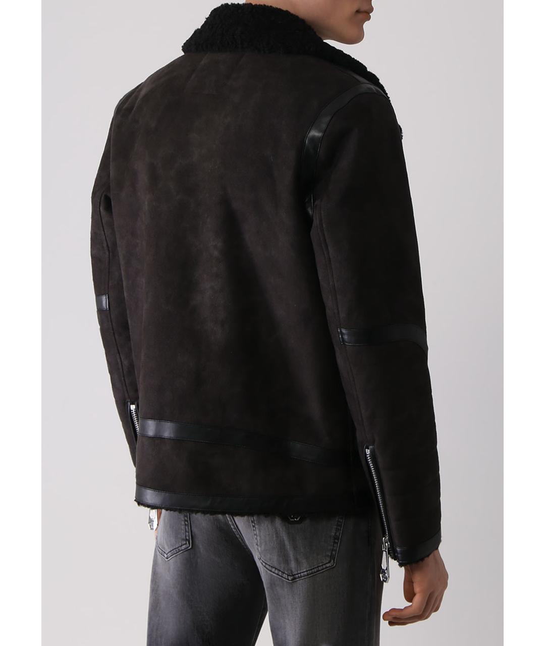 PHILIPP PLEIN Черная дубленка/шуба, фото 3