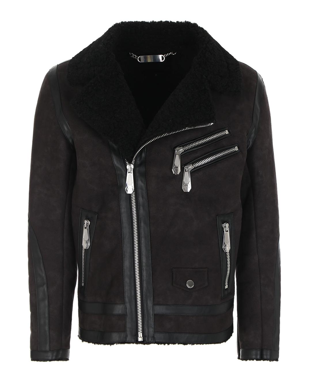 PHILIPP PLEIN Черная дубленка/шуба, фото 1