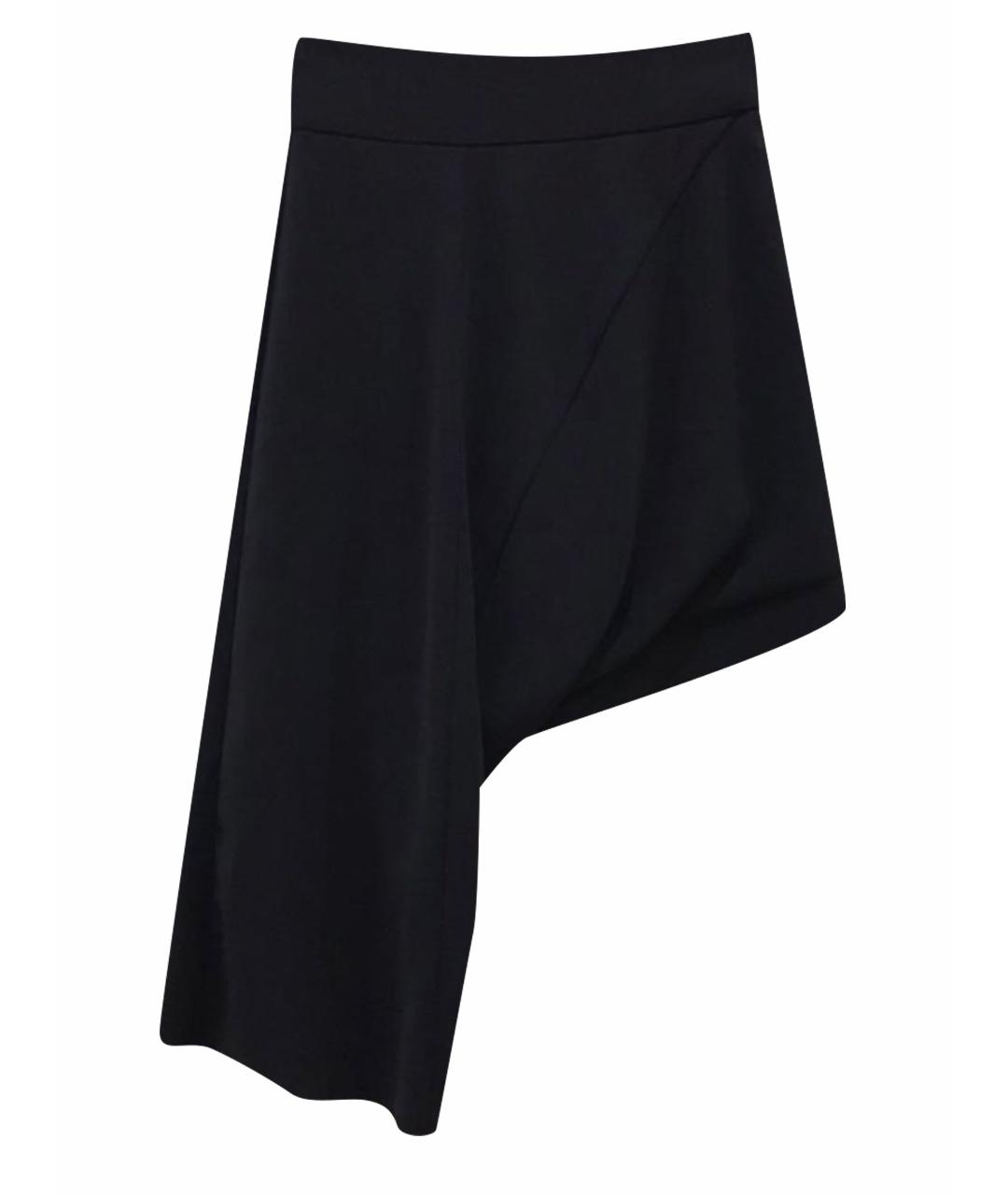 DENNY ROSE Черная синтетическая юбка мини, фото 1