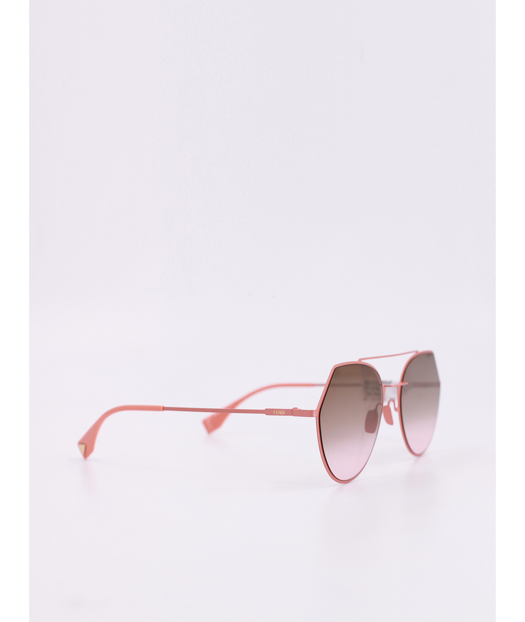 FENDI Розовые пластиковые солнцезащитные очки, фото 2