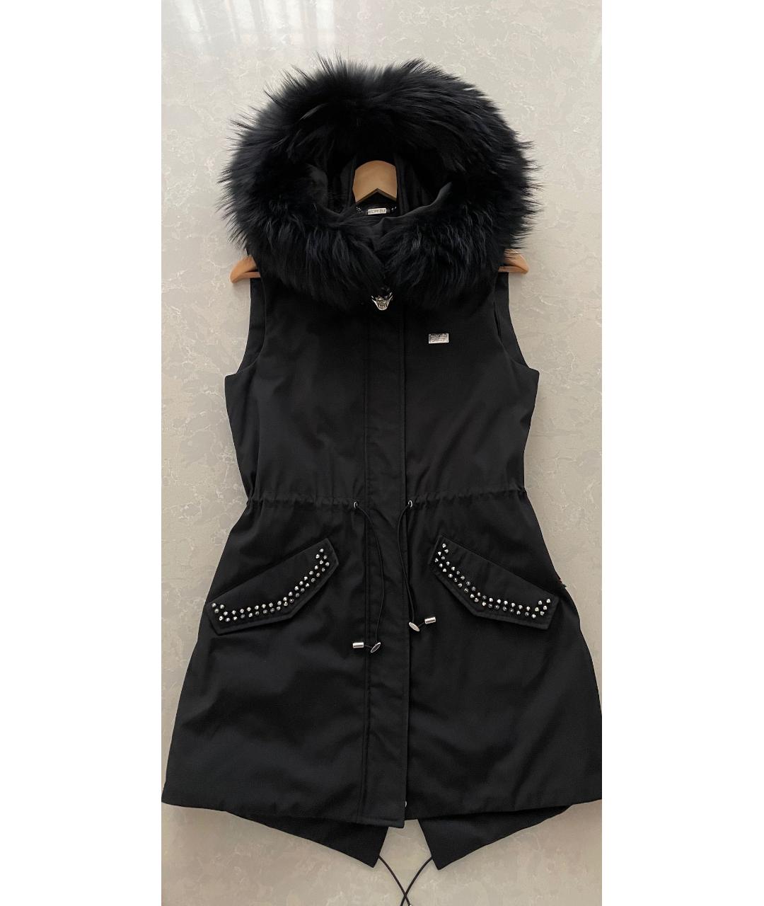 PHILIPP PLEIN Черный жилет, фото 7