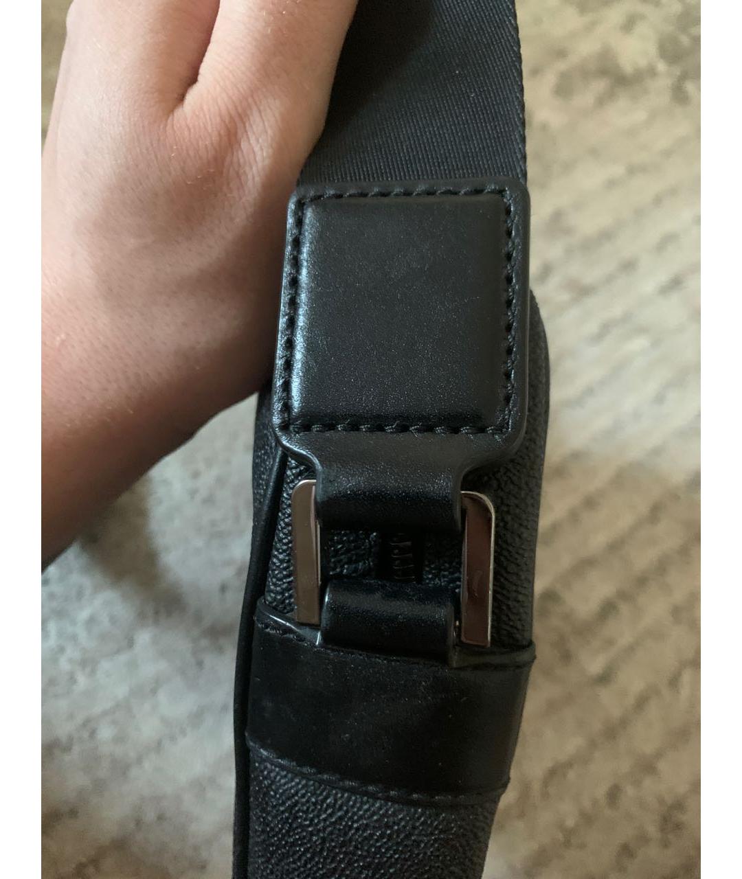 MICHAEL KORS Черная сумка на плечо из искусственной кожи, фото 3