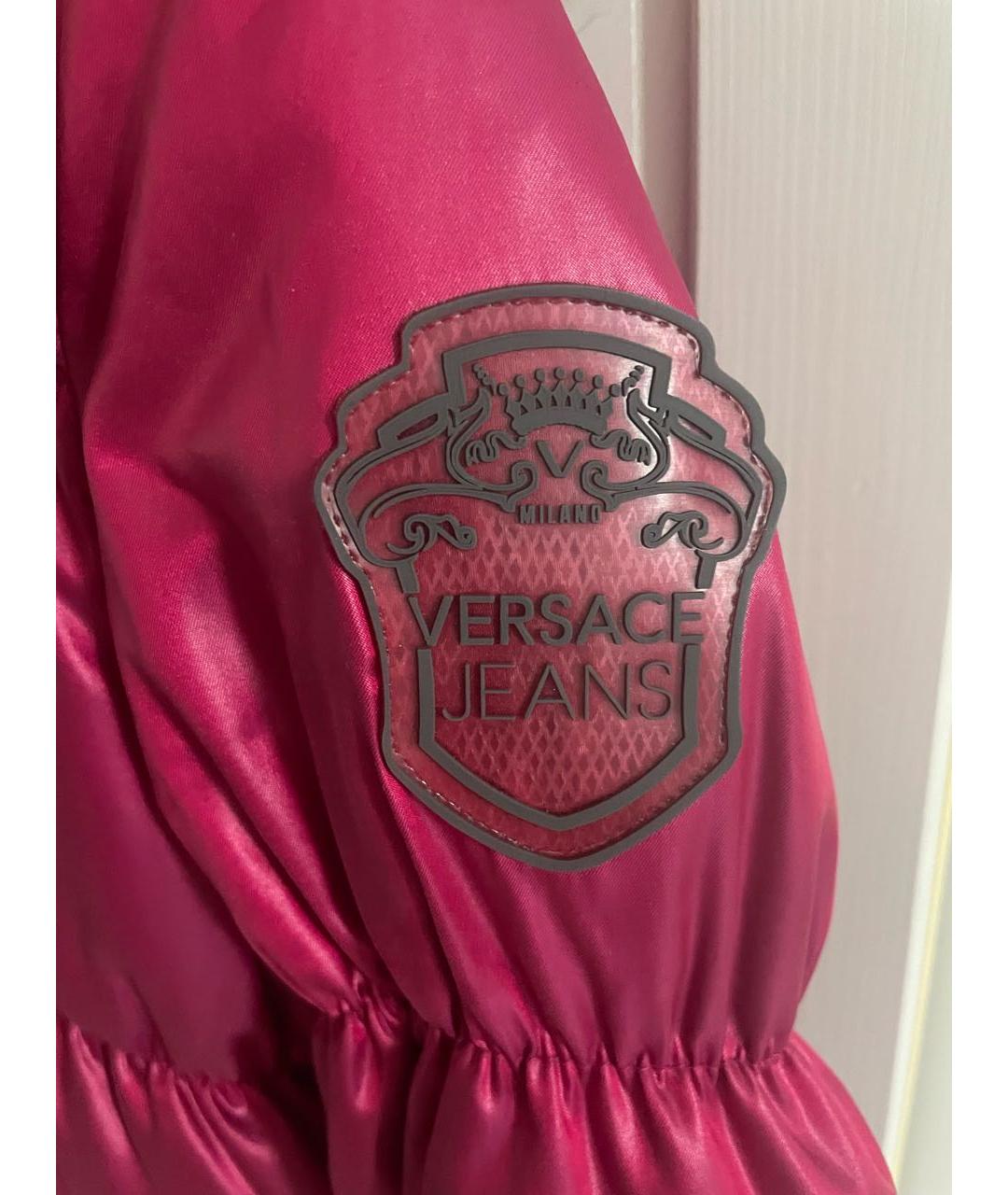 VERSACE JEANS COUTURE Фуксия пуховик, фото 3