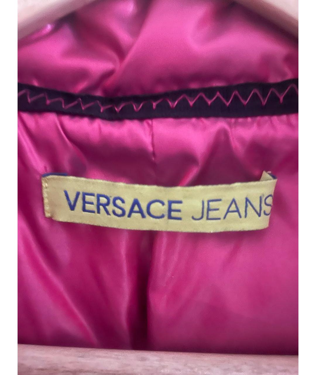 VERSACE JEANS COUTURE Фуксия пуховик, фото 6