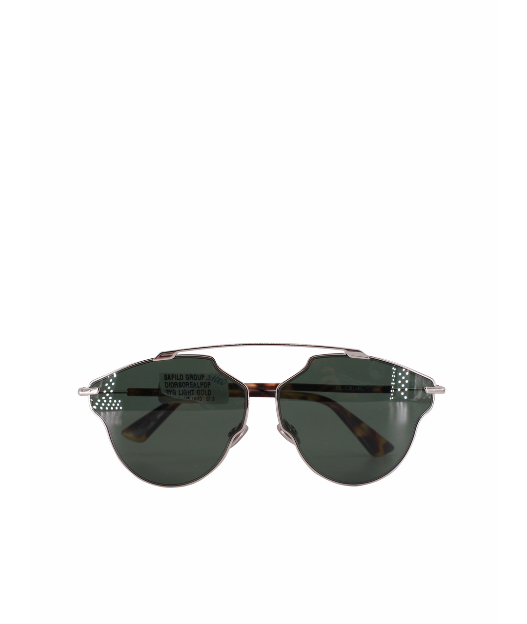 CHRISTIAN DIOR PRE-OWNED Зеленые пластиковые солнцезащитные очки, фото 1