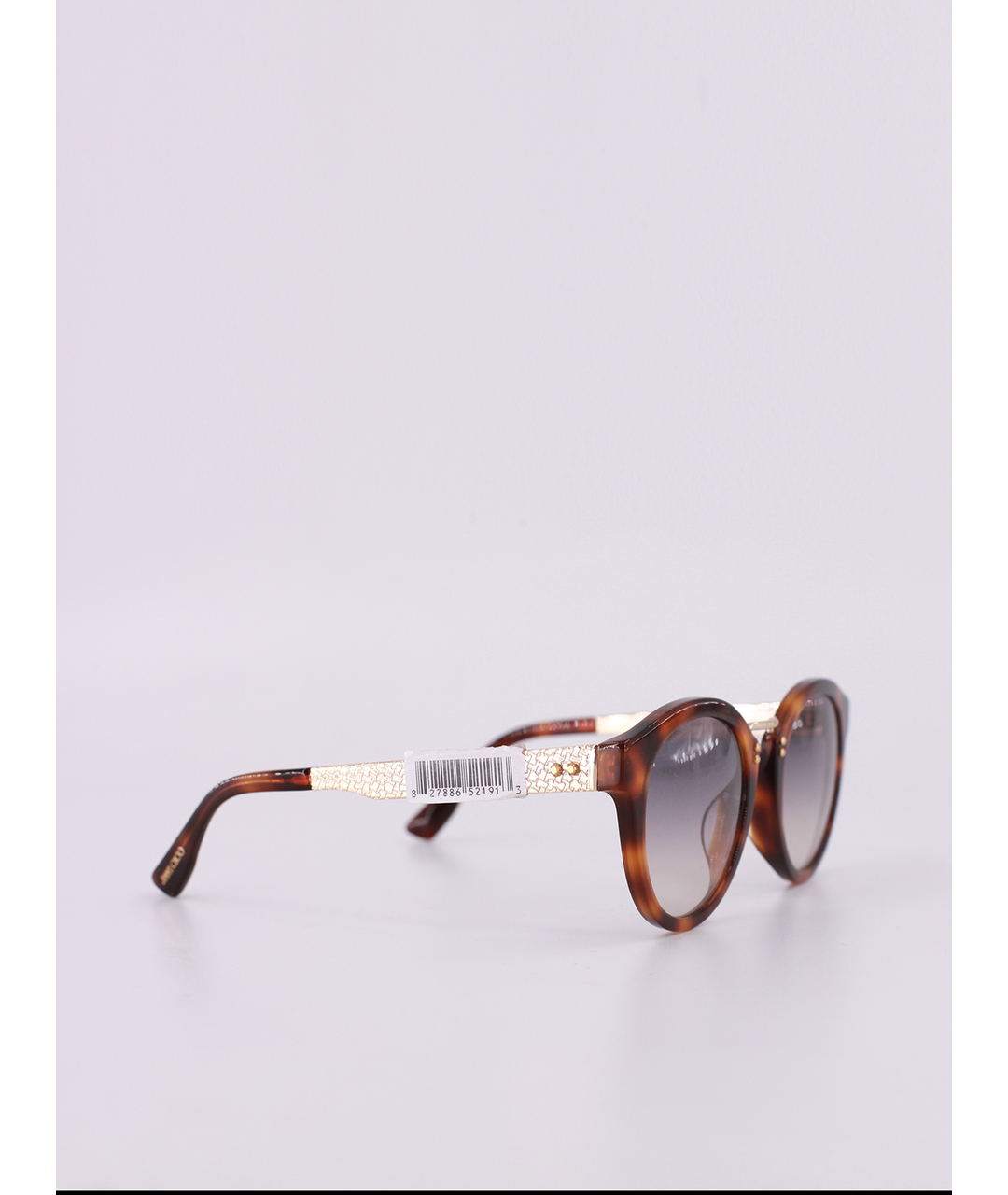 JIMMY CHOO Коричневые пластиковые солнцезащитные очки, фото 2