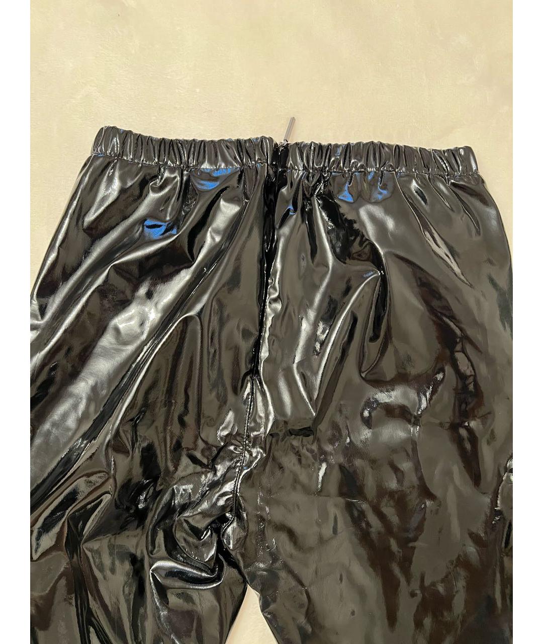 MSGM Черные синтетические брюки узкие, фото 3